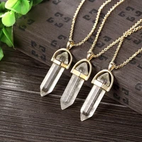 personality geometric crystal pendant necklace men womens clavicle chain necklace girls dance jewelry birthday gift