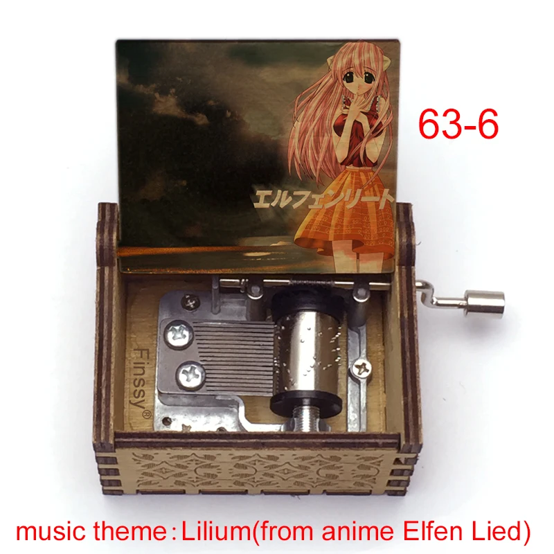 Популярная Музыкальная шкатулка с героями аниме Elfen Lied музыкальная Lilium тема