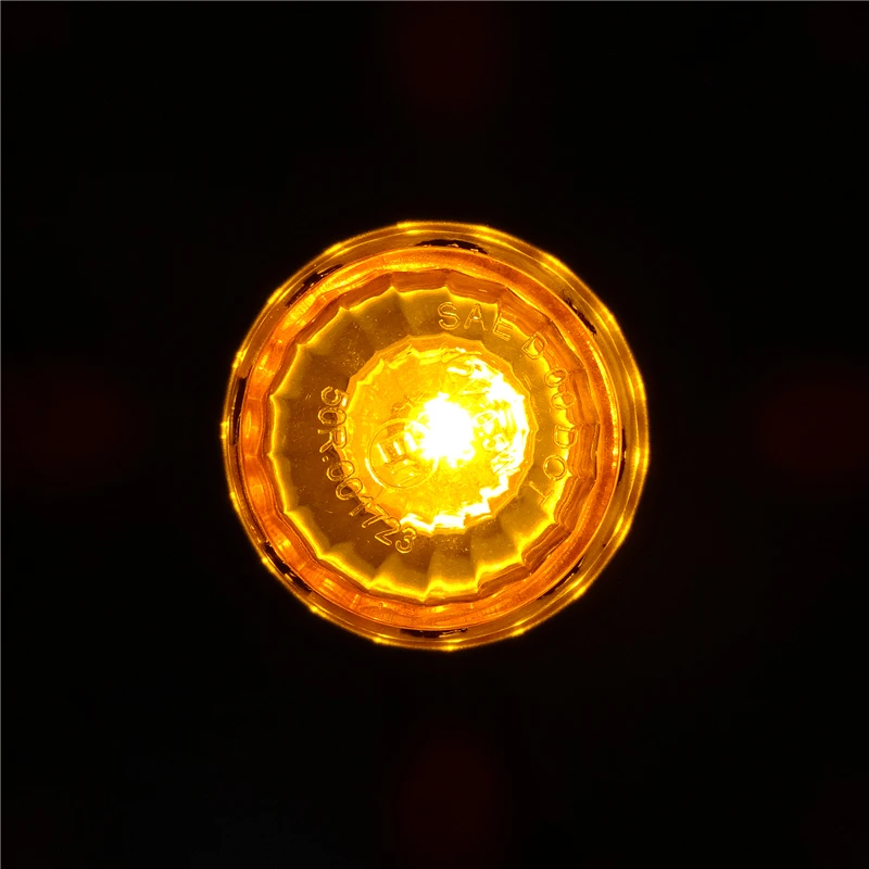 1 пара хромированных черных мотоциклетных светодиодных ретро мигалок с