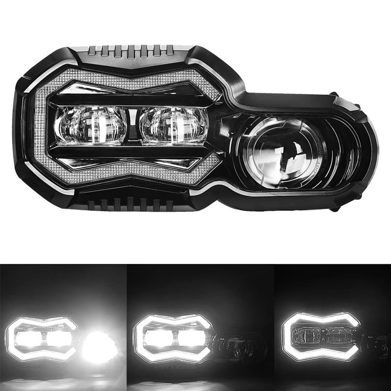 

LED Projector Headlight Headlamp Angle eye Daytime running light For BMW F700GS F700 F800GS Adv F800 GSA headlight 2013-2018