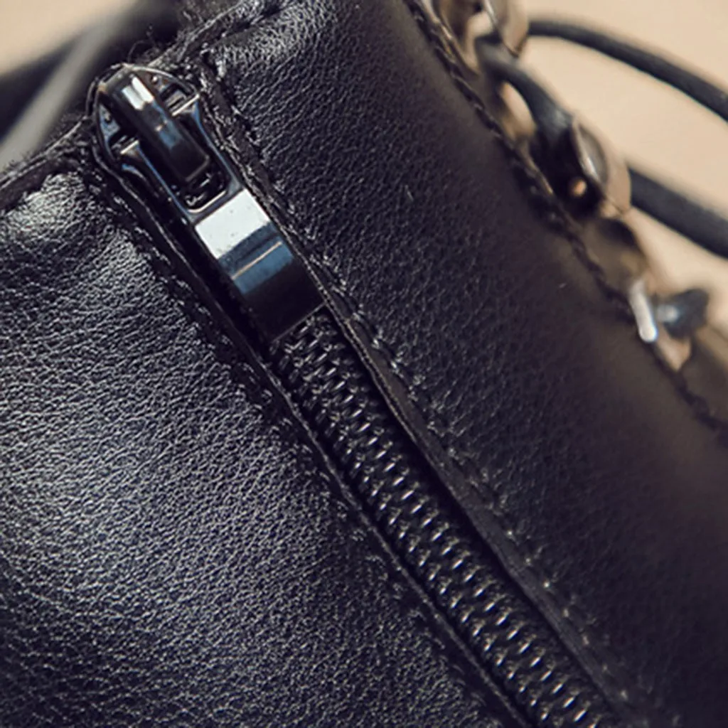 SAGACE/Новинка женские ботильоны из искусственной кожи Лидер продаж ботинки с