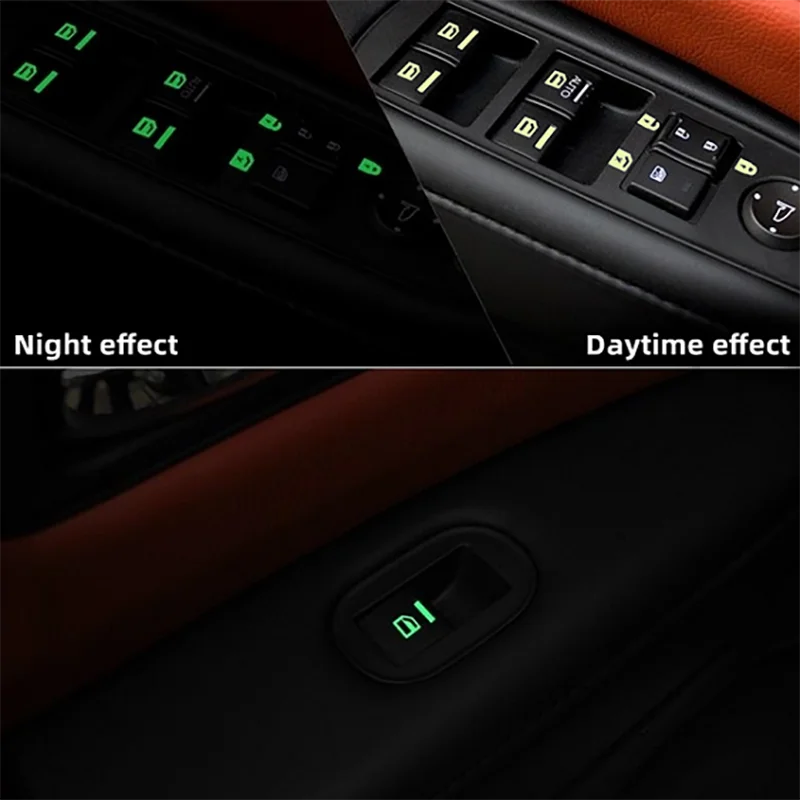 Автомобильная наклейка для Skoda Octavia Karoq Peko Kodiaq Superb Rapid GT Fabia светящийся