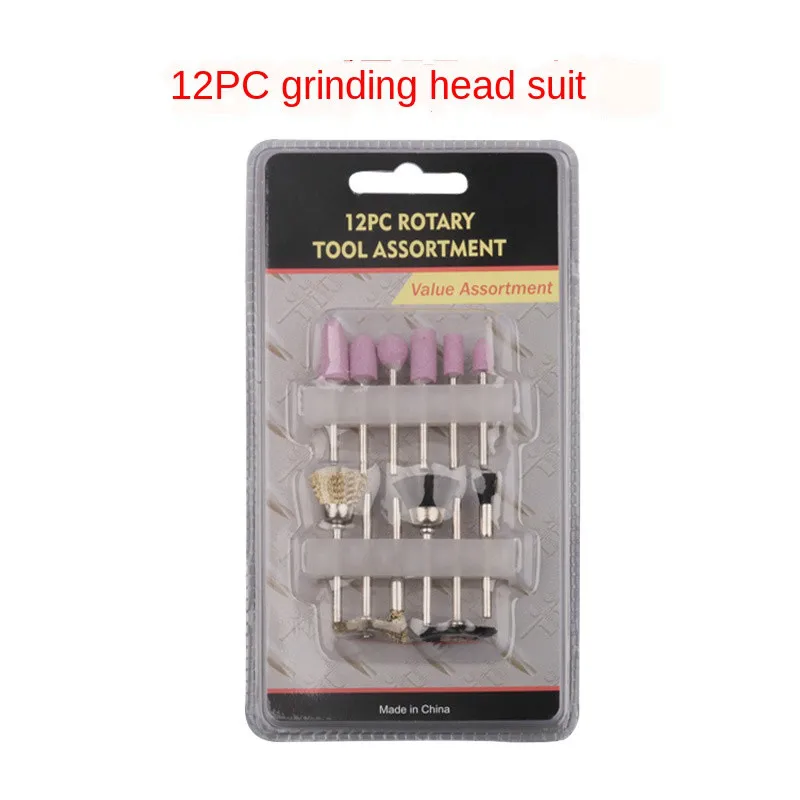 

Полировальные шлифовальные диски для вращающихся инструментов, 12 шт./компл., 6 крепежных камней, 3 латунных проволочных щетки, 3 нейлоновых ще...