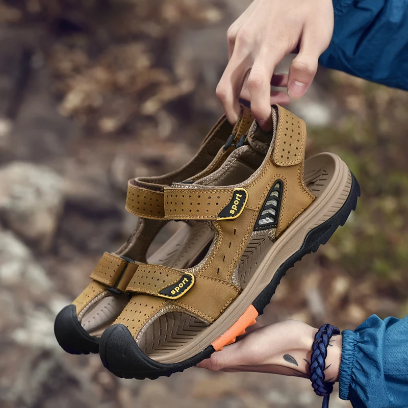 

Beach Slides Men Zapatos Transpirables Hombre Couple Beach Wear Breathable Shoes Men Men's Sneakers Summer Running Shoe