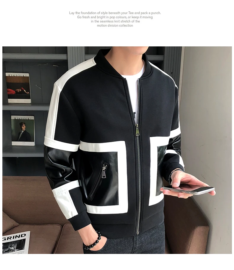 Мужская кожаная куртка Jaqueta De Couro Masculina, мужские кожаные куртки, мотоциклетные кожаные куртки для мужчин
