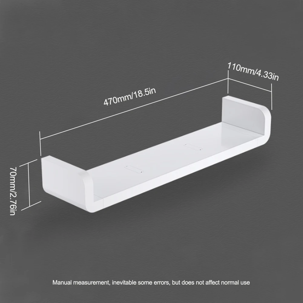 

Punch-Free Bathroom Racks Toilet Wall Hangers Bathroom Waterproof Shelves Plastic Storage Finishing Shelf