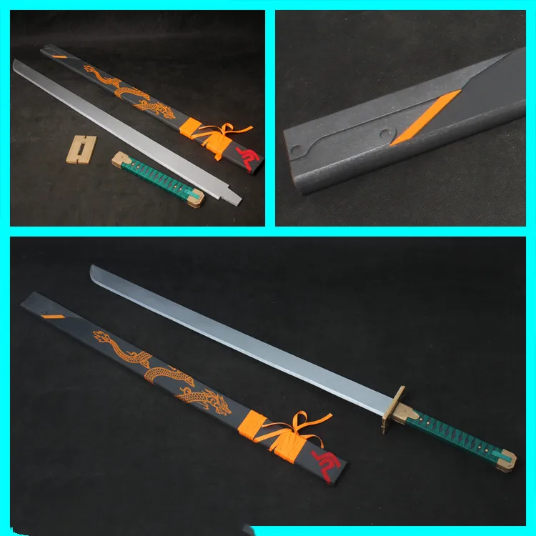 Game OW Shimada Genji New Skin Sword Cosplay Replica Prop Carnival Fancy Weapon Gift Cos Elements | Тематическая одежда и
