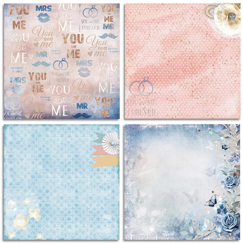 

24 Sheets/set 6 Inch Paper Pad Cardstock Lovely Scrapbook Make DIY Card Craft Decorate Origami Art Dies Background Pattern Paper