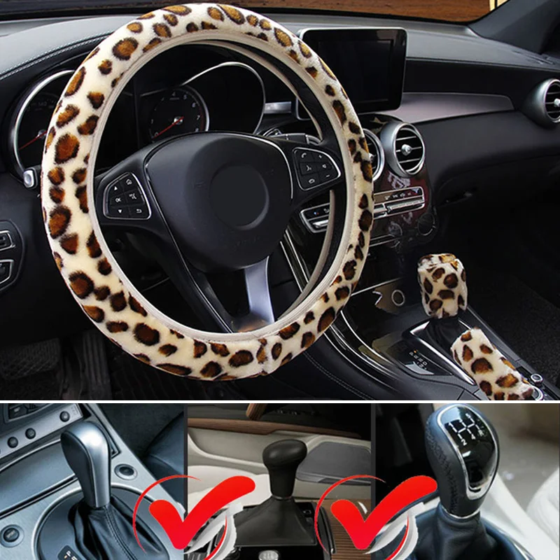 

Gear Shift Steering wheel cover Universal Accessories Interior Durable