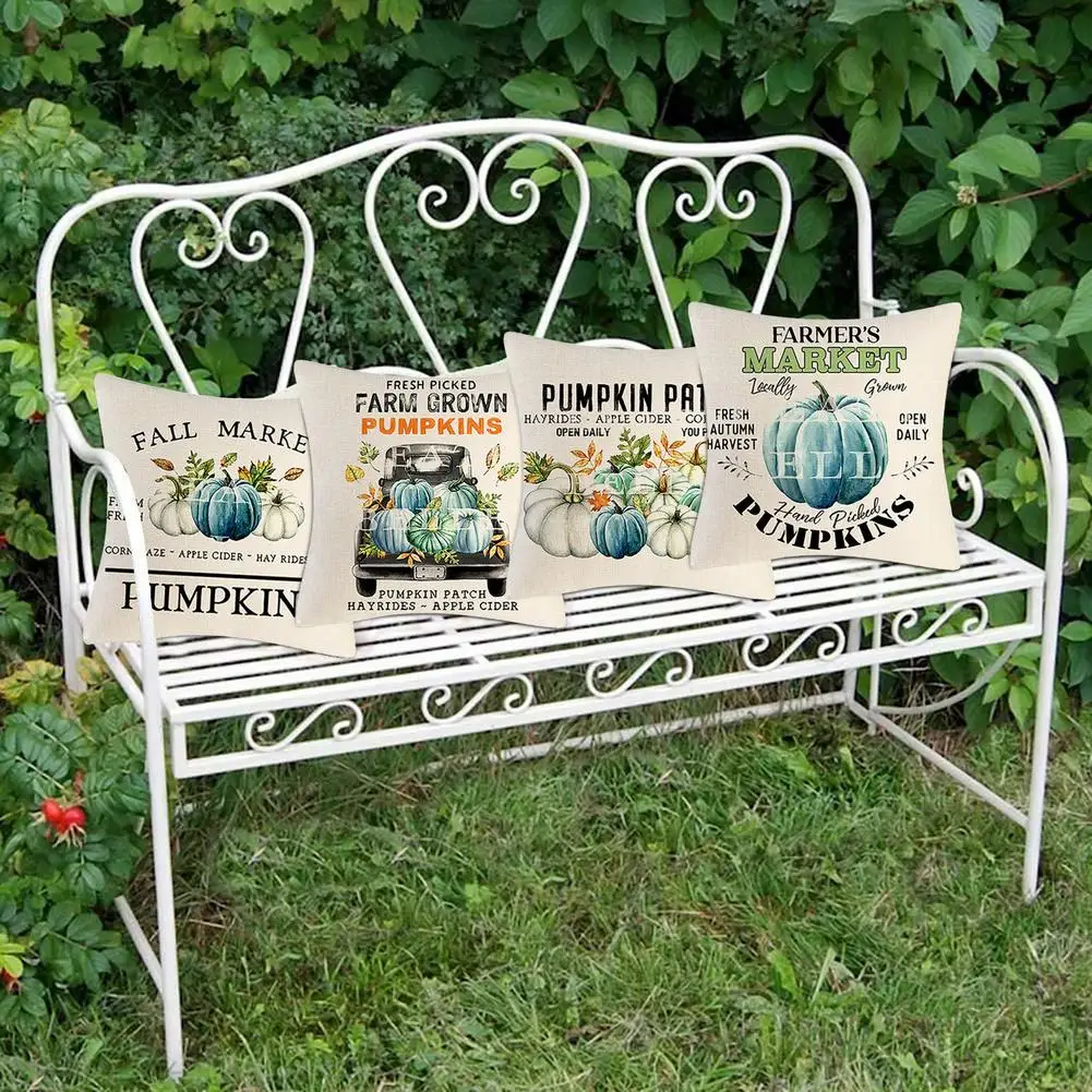 

4 шт., 18X18 дюймов, Осенние наволочки для подушек