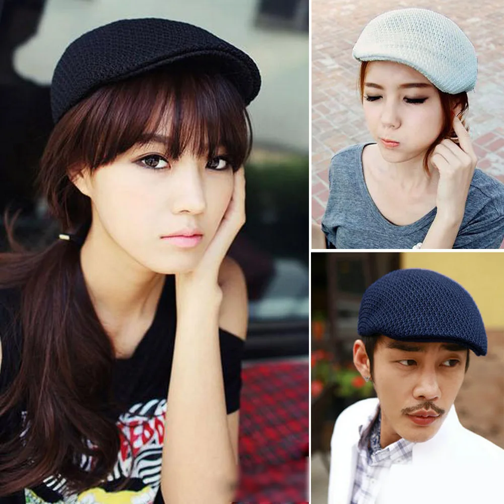 

Men's Hat Berets Cap New Golf Driving Sun Flat Cap Fashion Cotton Berets Caps for Men Casual Peaked Hat Visors Casquette Hat