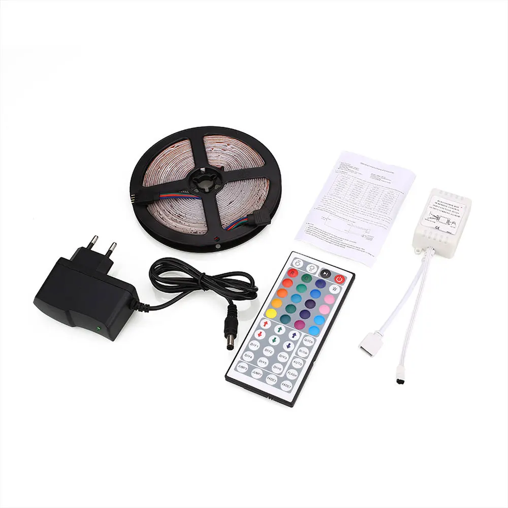 5 м RGB 3528 Светодиодная лента с пультом дистанционного управления ТВ фон