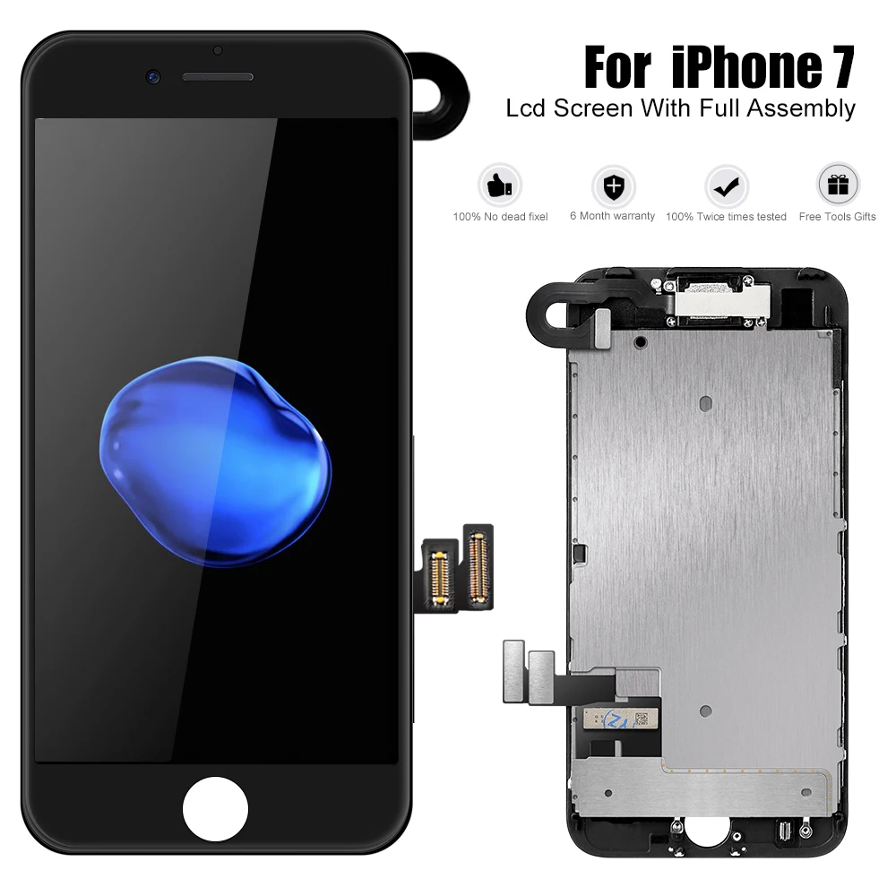 ЖК дисплей для iPhone 7 полный комплект сборка сенсорный экран экрана с рамкой
