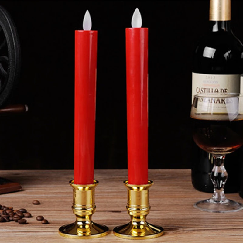 Покрытый подсвечник держатель для свечей украшения рождественской вечеринки