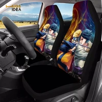 car seat covers auto accessories car front seats fit most carssuv sedan cartoon anime printed 2pcsset universal car protector
