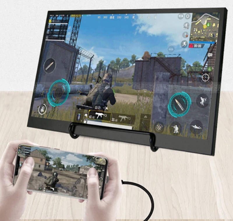 15.6 inch IPS 1080P FHD HDMI USB TYPE-C Touch Screen Portable Monitor Gaming For Raspberry Pi PC Phone PS4 Xbox Switch | Компьютеры и