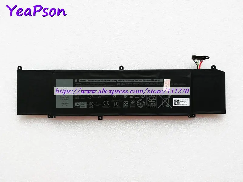 Подлинный аккумулятор Yeapson для ноутбука XRGXX 11 4 в 90 Вт/ч DELL G5 15 5590 5590-D2765B 5590-D1785B