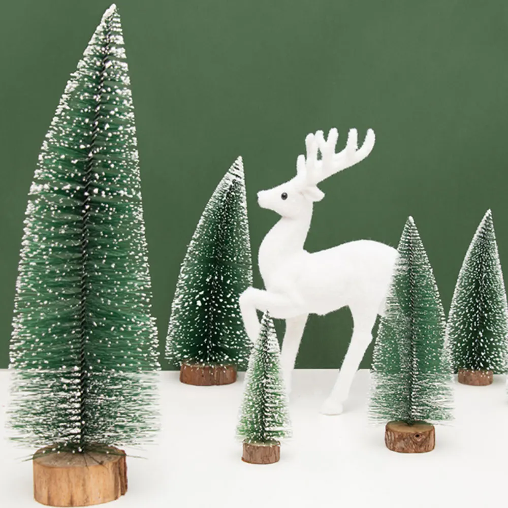 SOLEDI 10 шт. красивый Санта Дерево деревенский пуц украшение для дома искусственная