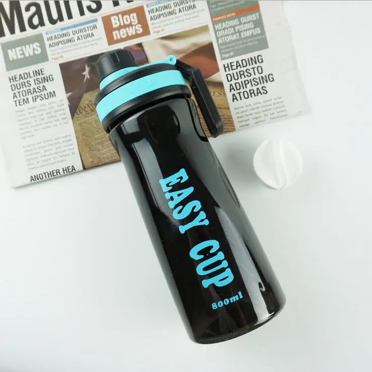 ZOUNICH Water Bottle Sport Protein Shaker Outdoor Travel Portable Leakproof Tritan Plastic Large Capacity Drink BPA Free | Дом и сад