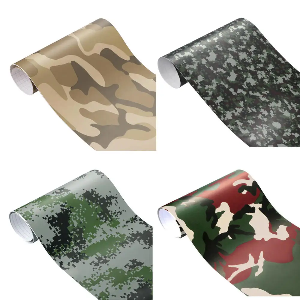 3D камуфляжные ПВХ виниловые листы пленка автомобильный лист оберточная рулонная