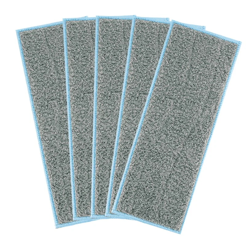 

5 Pack Washable Wet Mopping Pads Compatible Braava Jet M Series Reusable Wet Pads for IRobot Braava Jet M6 (6110)