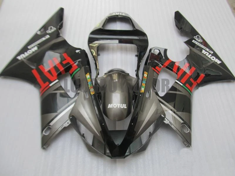 

High Quality Cowling Injection Bodywork Fairing kits for Black YAMAHA YZF1000 R1 YZF R1 2000 2001 00 01 fairings kit