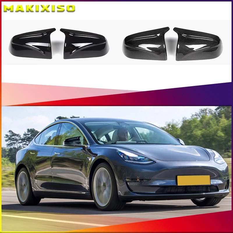 

Замена Отделка 2p Высокое качество углеродного волокна шаблон для Tesla модель 3 Model3 Tesla M3 2017-21 зеркало заднего вида крышка