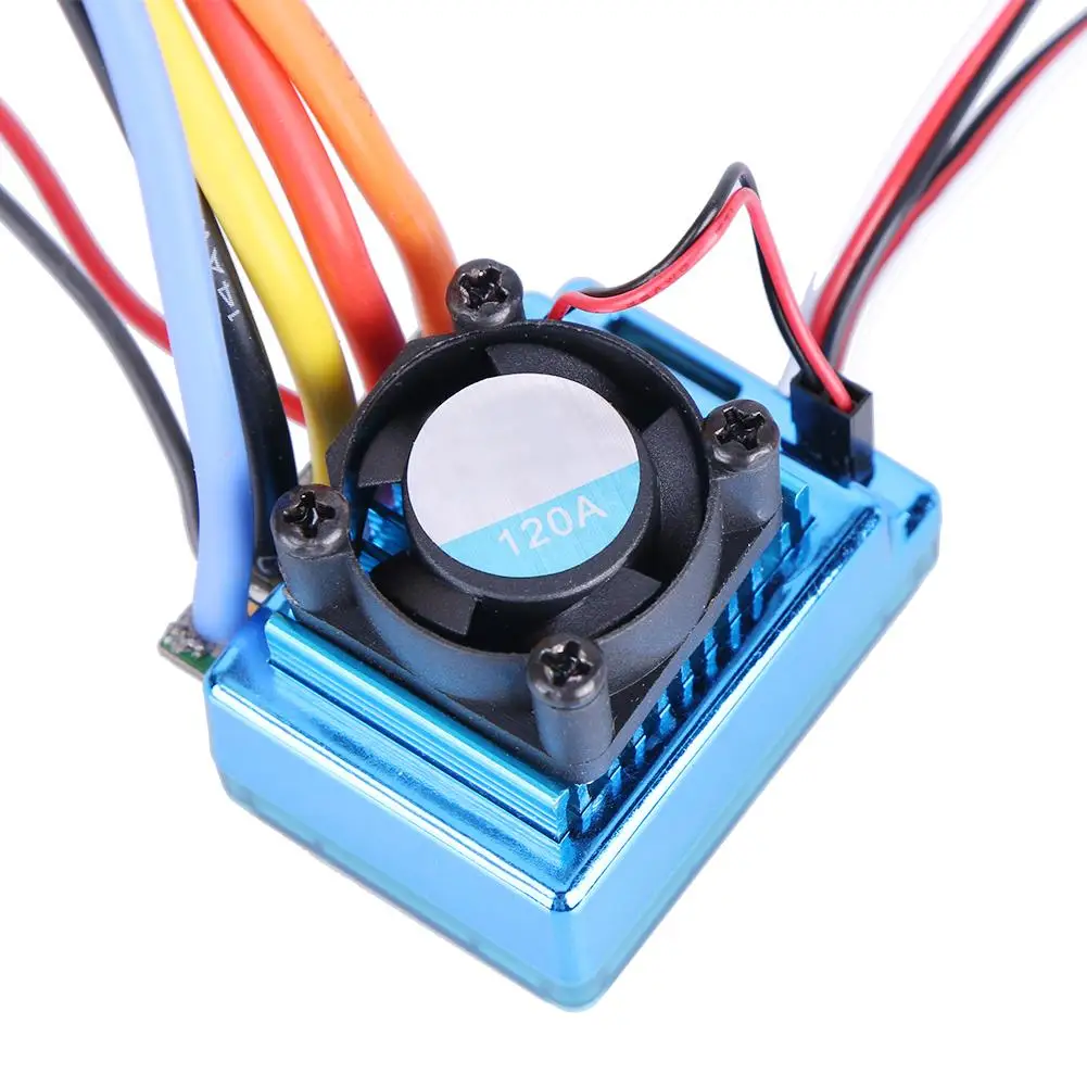 RC Racing ESC 120A бесщеточный датчик большой ток контроллер скорости для 1/8 1/10 1/12 Car Crawler