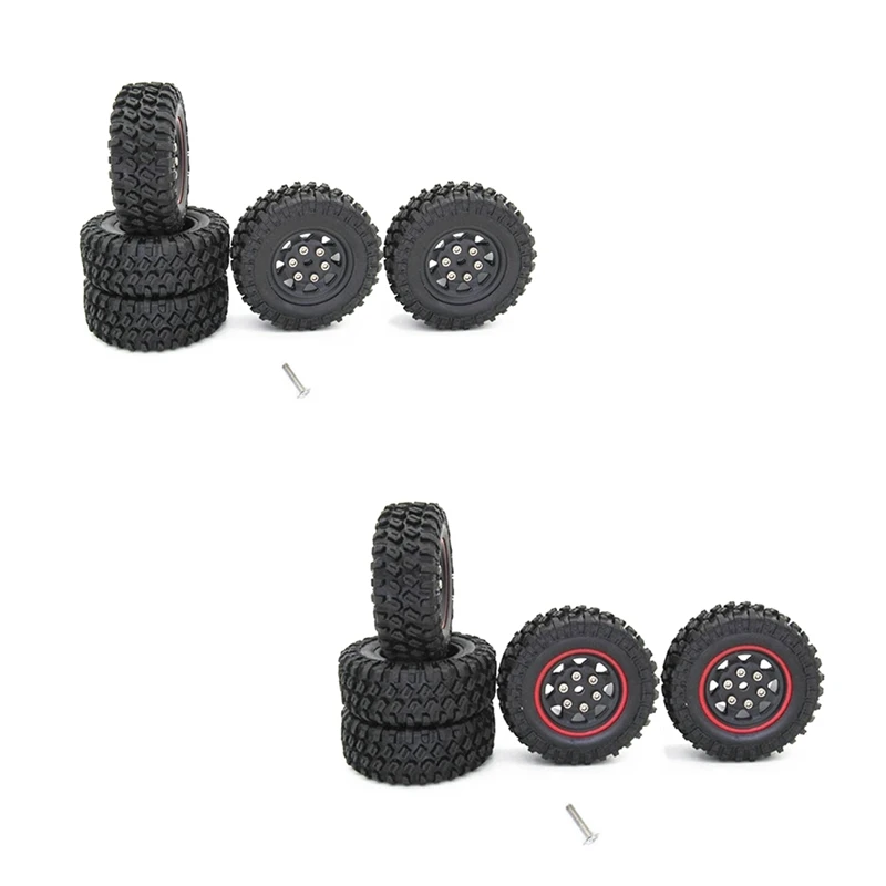 

5Pcs Rubber Spare Tires Tyre Wheel Upgrade Accessories for XIAOMI XMYKC01CM JIMNY 1/16 RC Crawler Car Parts