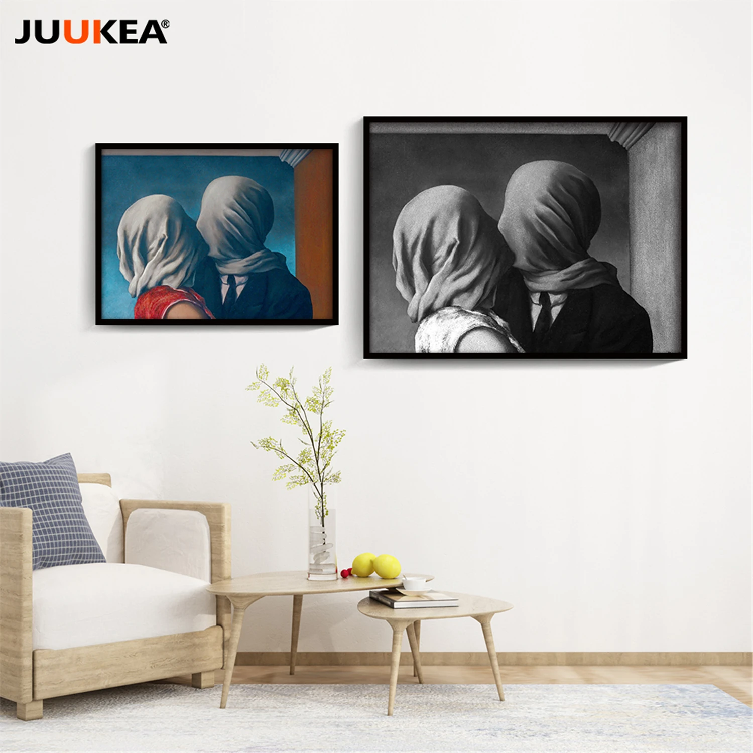 Картина на холсте печатный плакат Классический художник Рене М. Комбинация для