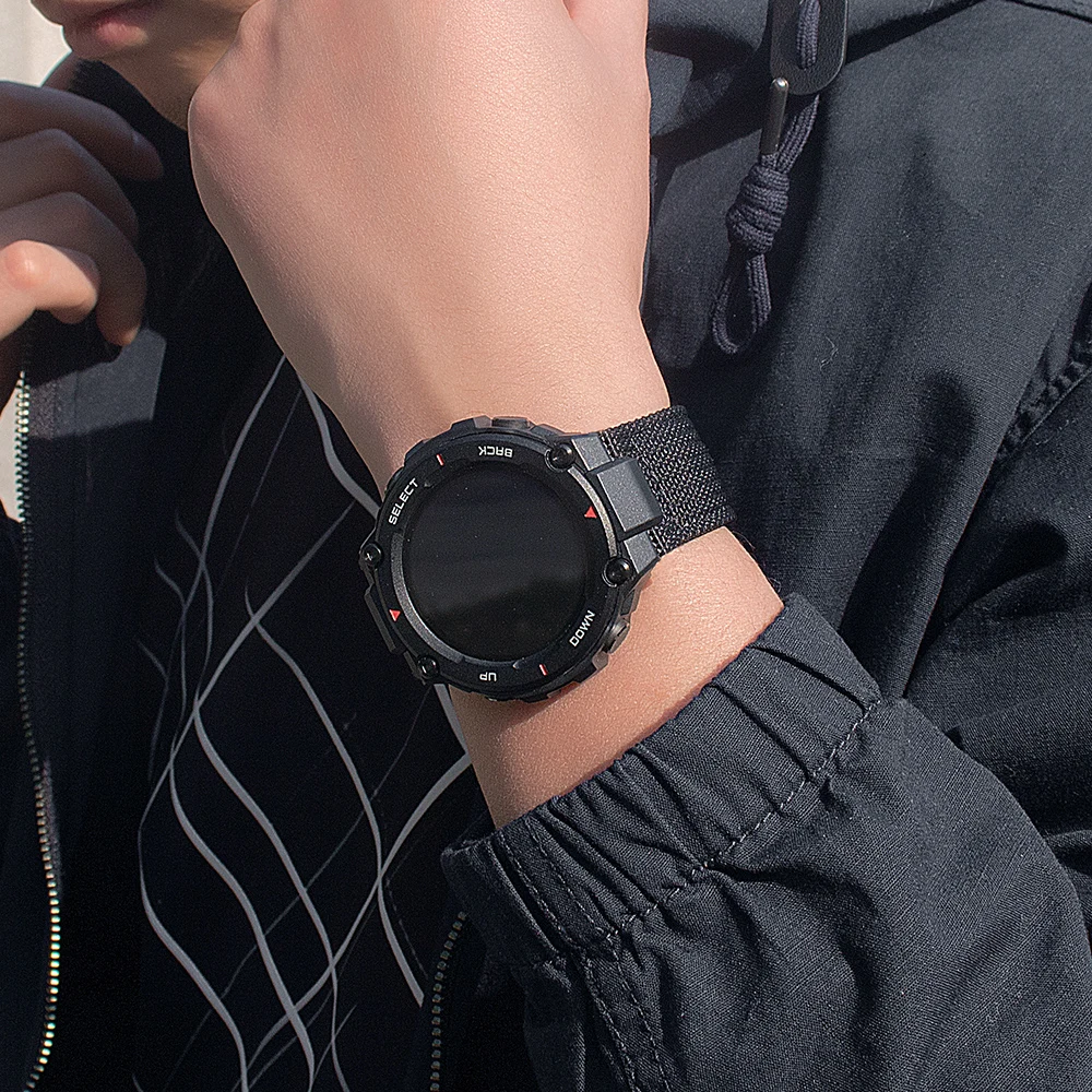 2021 новый спортивный ремешок для часов Nato Специальный дизайн Amazfit T rex Smartwatch