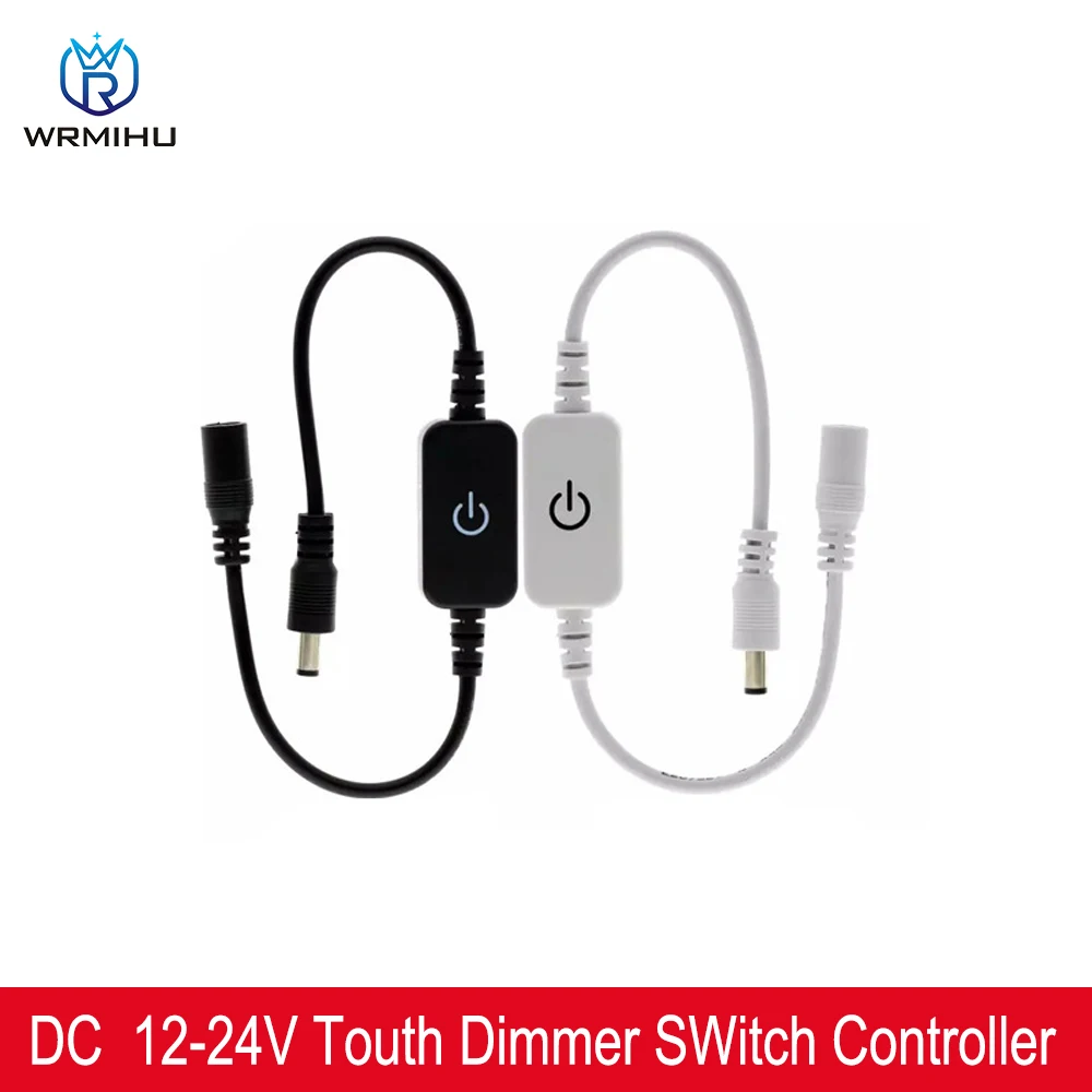 

DC12-24V 4A Touch Dimmer Switch LED Controller Adjust Brightness For Single Color 2835 5050 5630 Led Strip Light