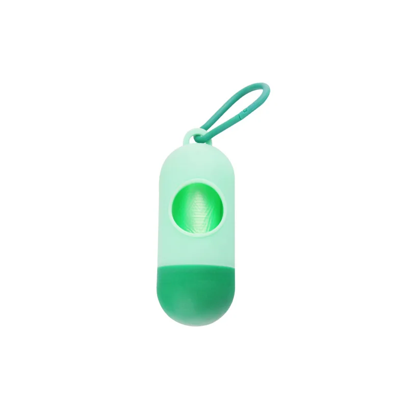 Light Green 1 шт. практичная для домашней собаки мешок для экскрементов диспенсер отходов держатель мусора диспенсеры+ гигиенический пакет для уборки за животными Набор домашних животных собак мусорное ведро чистящие средства - Цвет: Light Green