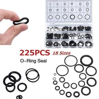 225 pcs o ring rubber washer 18 sizes sealing gasket rings seal assortment set for plumbing automotive general repair