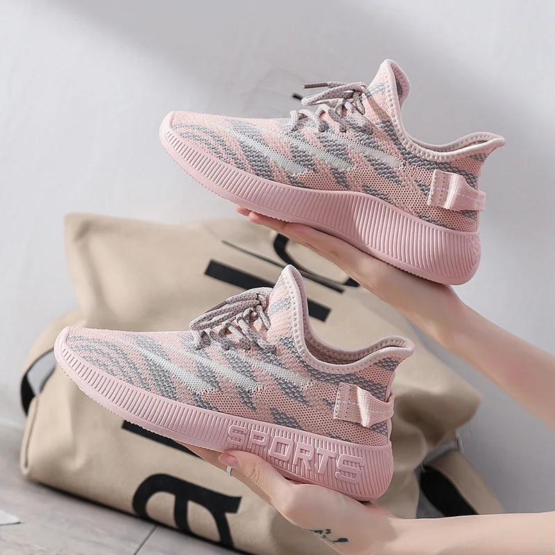

Ladies Breathable Sneakers Casual Mixed Color Platform Shoes 2021 Fashion Trend Fashion Korean Casual Men's Shoes Woman Sneakers