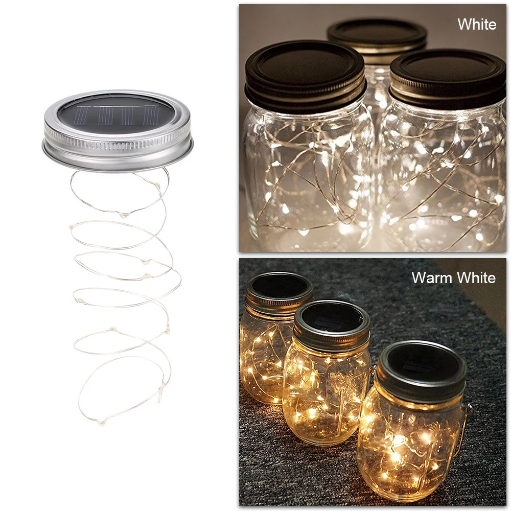 3 шт. на солнечных батареях Звездное Фея светильник Медный провод струнные лампы