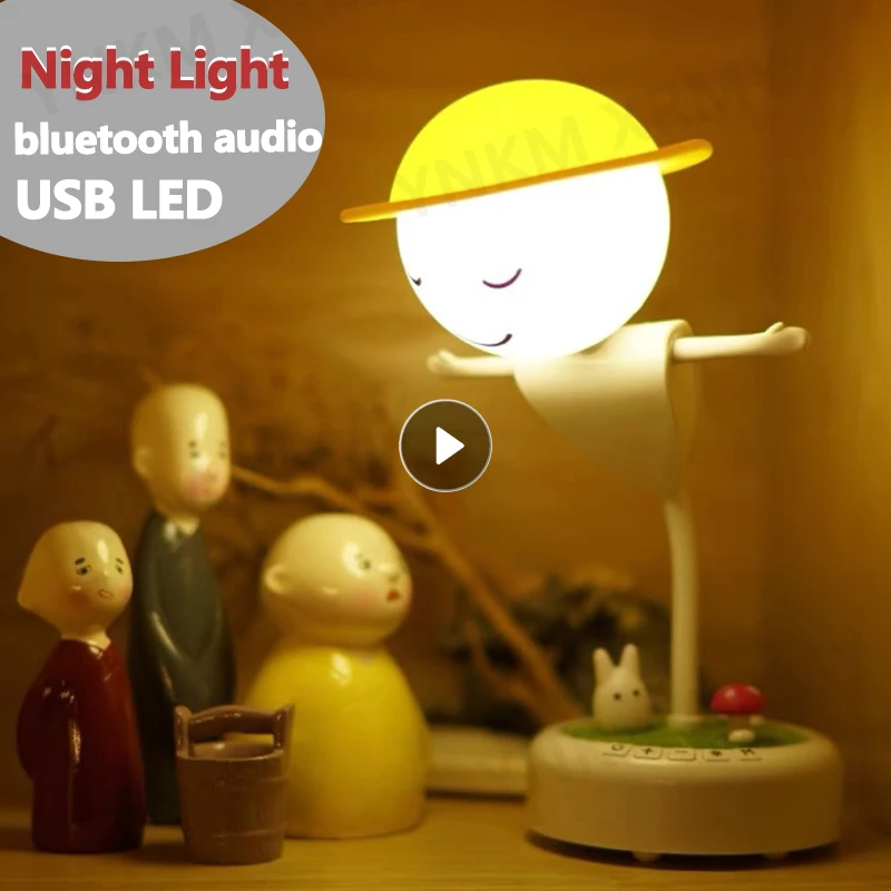 

Christmas Creative Gift LED Chlidren Night Light Rechargeable Touch Human Body Induction Lamp Baby Kid Bedroom Decor Lighting