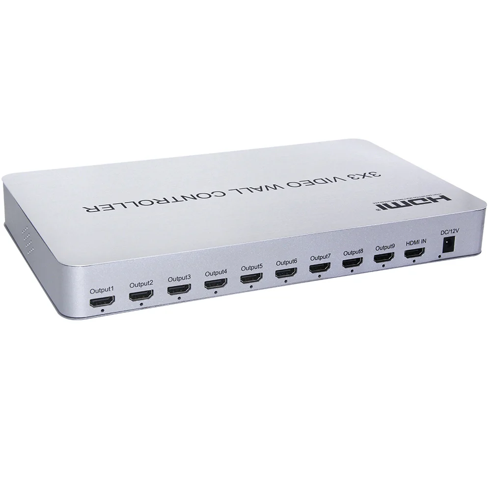 3x3 HDMI видео настенный процессор матричный контроллер Splicer сплиттер дисплей 3x2 2x2 3x1 1x3 2x3 4x2 2x4 HDMI HD видео контроллер