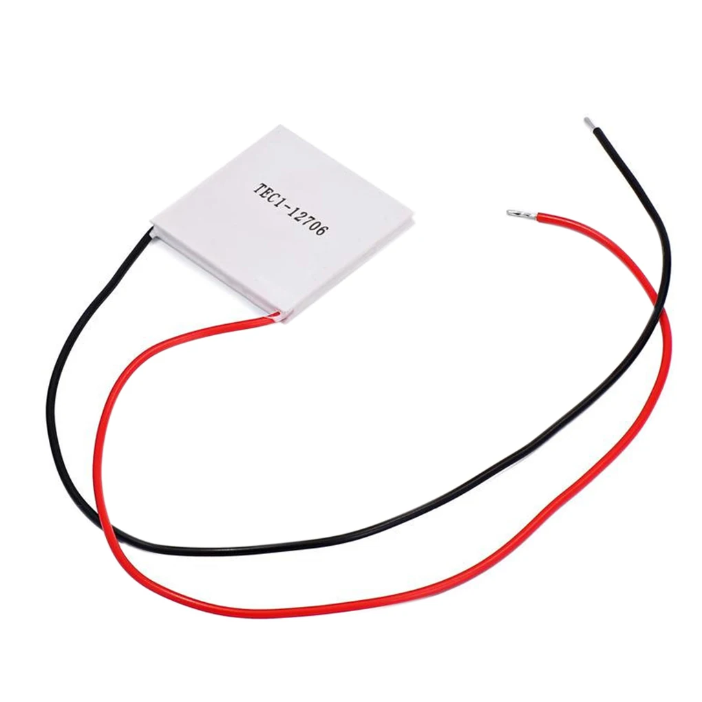 TEC1-12706 12V 60W Heatsink Thermoelectric Cooler Cooling Peltier Plate Module With Insulation Cotton Washer
