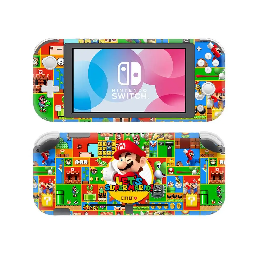 Наклейки на консоль Nintendo Switch Lite виниловые Стикеры для контроллера Mini|Наклейки| |