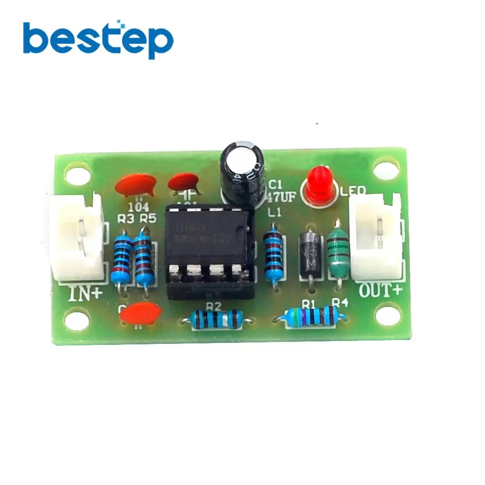 (Welding practice) 5V liter 12V booster board Boost module electronic production MC34063A kit DIY parts | Электронные компоненты