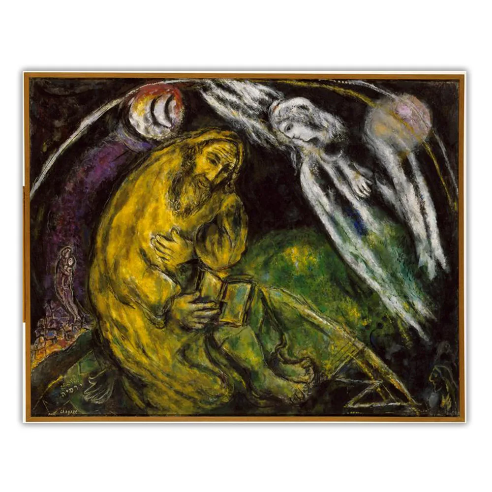 Цитон Марк Шагал Prophet пророк Иеремия Canvas Холст Картина маслом знаменитое
