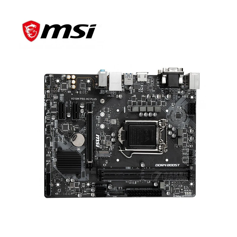 Для материнской платы MSI H310M PRO-M2 PLUS Socket LGA 1151 DDR4 для Intel оригинальная материнская