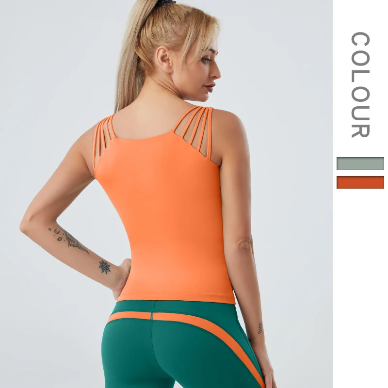 

Sleeveless Beautiful Back Yoga Vest Women Sport Singlet Athletic Fitness Sport Tank Tops Gym Running Training Yoga Shirts