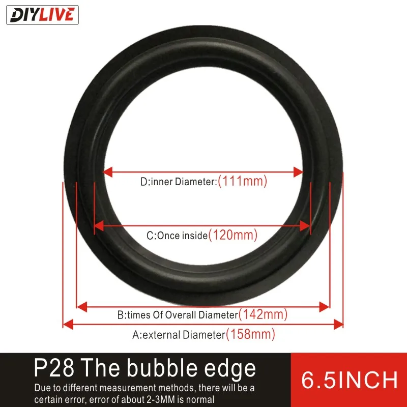 6 5 дюймовый сабвуфер DIYLIVE аксессуары для ремонта пенопластовый край объемный