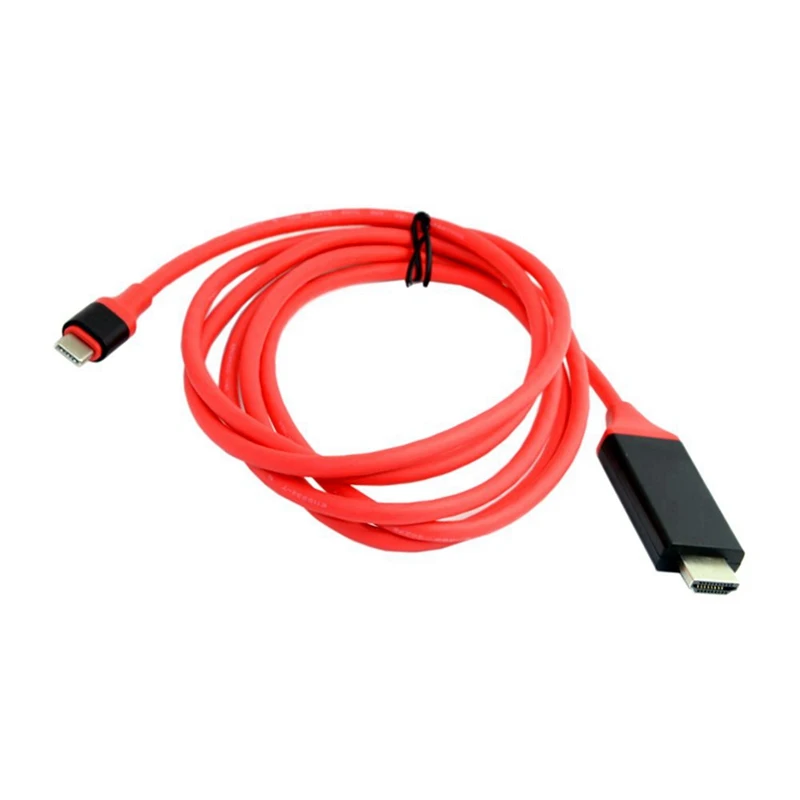 USB 3.1 Type C USB-C to 4K HDMI HDTV Cable for Samsung Galaxy S8 Book Red & Mini Electric Fan | Бытовая техника
