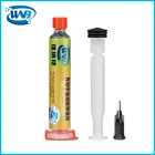 Шприц со свинцовой пастой WNB 35 г Sn63Pb37, Оловянная паста, температура плавления 183 , паяльная паста, сварочный флюс для ремонта печатных плат SMD