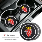 2 шт., антискользящие подстаканники для автомобиля Saab 9-3 9-5 900 9000 Scania