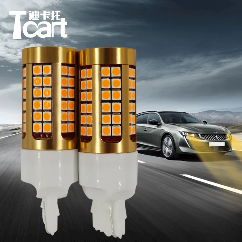 

T-cart 1156 150 градусов PY21W T20 7440 led декодирование и анти-мерцание поворотные сигнальные огни авто Поворотная лампа для автомобиля