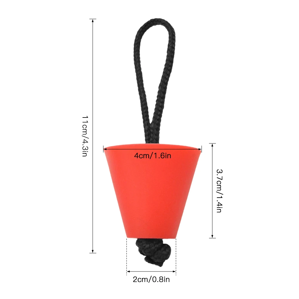 

12PCS Universal Kayak Scupper Plug Kit Silicone Scupper Plugs Drain Holes Stopper Bung with Lanyard